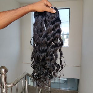 Extensiones de Cabello Humano Remy Natural Virgen Indio al por Mayor, Ondulado, con Cutícula Alineada, sin Procesar, Estilo Onda de Agua - Product Image 6