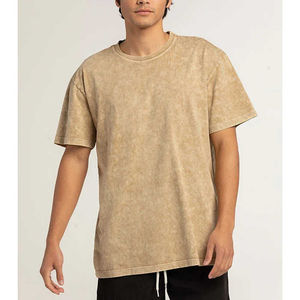 New Arrival Acid Wash T Shirts Comfortable New Design Quick Dry Acid Wash T Shirts New Design Men Acid Washed T Shirt Plain - Product Image 4