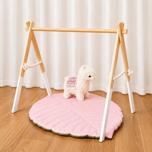 Tapis de sport en bois fait à la main pour bébé, naturel et écologique, jouets sûrs pour enfants, gymnastique d'activité en bois, tapis de jeu pour bébés - Product Image 6