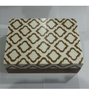 Caja cuadrada colorida multiusos, accesorio esencial hecho a mano, almacenamiento prémium, organizador puro - Product Image 4