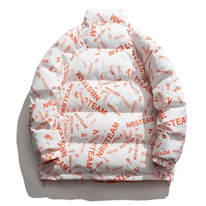 Veste d'hiver à capuche imperméable personnalisable pour homme et femme, impression par sublimation, 100% polyester, fabricant OEM - Product Image 4