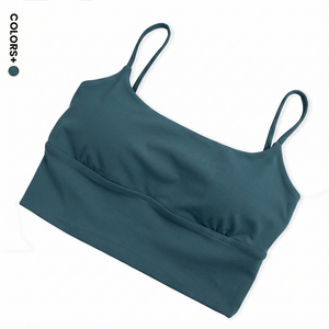 Custom OEM Private Label Butter-Soft Women Sports Bra Wire-Free Backless Yoga Crop Top - Product Image 3