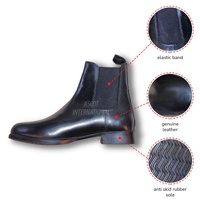 Bottes Chelsea Antidérapantes en Cuir Véritable pour Hommes et Femmes, Cheville Noires Marron – Vente en Gros