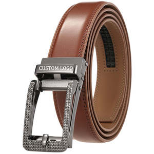 Cinturón Casual de Cuero Genuino Personalizado de Alta Calidad para Hombre – Cinturón de Moda con Diseño Único y Hebilla Metálica - Product Image 1