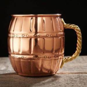 Nouveauté : Tasse à Moscow Mule en cuivre avec poignée en or en forme d'équidé, faite à la main, motifs personnalisables et mugs à bière durables pour offrir en cadeau - Product Image 3