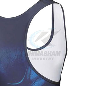New Arrival High Quality Spandex/Polyester Wrestling <b>Singlets</b> Lightweight Quick Dry Breathable Latest Design Wholesale for Men's - Product Image 6