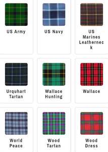 Kilt de mariage pour homme, moderne, hybride, en tartan, noir, en coton, rouge, motif Royal Stewart, plissé, avec poches croisées, haute qualité, en stock - Product Image 6