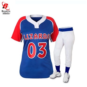 Camiseta de béisbol personalizada unisex, uniforme de entrenamiento deportivo suave con patrón en blanco, camiseta de hombre con estampado de sublimación para adultos, softbol - Product Image 2