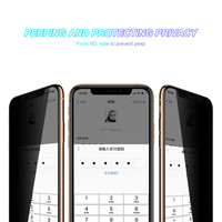 Protections d'écran de confidentialité en verre pour téléphone portable en gros, verre trempé 2.5D anti-espion sans bulles pour 16 Pro Max 15 14 Plus 13 12 11