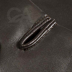 Durable Winter Leather <b>Gloves</b> Touchscreen <b>Wool</b> Lining Keeping Warm Strong Hand Protection Quality Stitching Custom Logo Service - Product Image 3