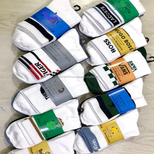 Calcetines para Hombre, Ecológicos, de Algodón y Elastano, en Existencia, Auténticos de Marca, para Oficina, Antiarrugas, Deportivos, Estilo Mixto - Product Image 2