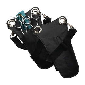 Sigal Medco กระเป๋าม้วนหนังแท้หรูหราสำหรับตัดผมกรรไกรอุปกรณ์จัดแต่งทรงผมอเนกประสงค์ซองหนังแท้ - Product Image 2