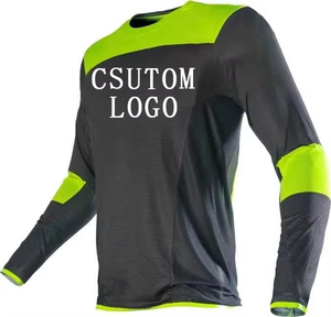 Maillot de motocross personnalisé en polyester respirant, grande taille, séchage rapide, manches longues, sublimation, vierge, vente en gros - Product Image 4