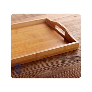 Bandeja de Servir de Bambú, Acabado Limpio de Primera Calidad, Ideal para Servir Comida y Almacenarla - Product Image 1