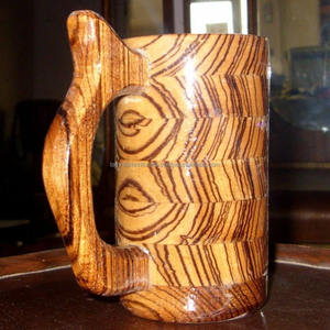 Mug en bois artisanal, mugs en bois de qualité supérieure - Product Image 1