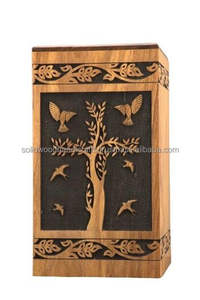 Urnes funéraires en bois pour adultes Urnes funéraires Urnes funéraires Taille personnalisée Fournitures funéraires - Product Image 3