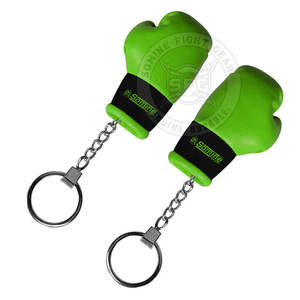 Llavero de Cuero con Logotipo Personalizado al por Mayor, Llavero de Alta Calidad con Diseño de Guantes de Boxeo, Color Personalizado - Product Image 3