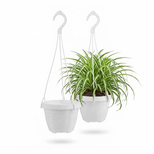 OEM ODM Hanging Planter White PP Plastic Pot Custom Color Packaging and Branding Customizable Wholesale - Product Image 5