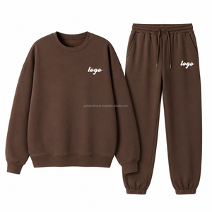 เสื้อสเวตเชิ้ตแขนยาวลำลองสำหรับผู้ชาย ผ้าฝ้ายเทอร์รี่ 100% สำหรับฤดูหนาว ลายเรียบ ซักเอนไซม์ สโตนวอช ผลิตตามแบบ ODM ปักลาย - Product Image 5