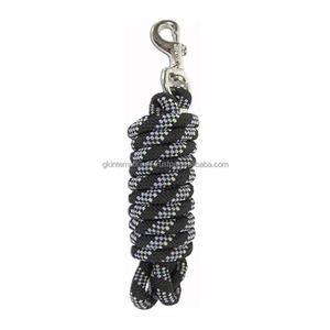 Customized Two Tone Cotton PP <b>Horse</b> <b>lead</b> <b>rope</b> hand braided designer <b>lead</b> <b>rope</b> <b>horses</b> best price - Product Image 6