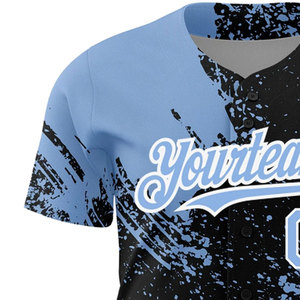 New Style Baseball Jersey Custom Design Breathable Fabric Sports Wear <b>Low</b> MOQ Team Uniform Wholesale <b>Plus</b> <b>Size</b> Short Sleeve - Product Image 2