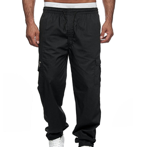 <b>Men</b> <b>Cargo</b> <b>Trousers</b> Custom Wholesale Casual Multi Pocket Streetwear Pants Elastic Waist OEM ODM Clothing Manufacturer Factory - Product Image 5