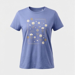 Nueva Llegada, Camisa de Oficina para Mujer, Primavera Otoño, Moda, Estampado Moderno, Vestido Informal para Dama, 240 g/m², 100% Algodón Satinado con Lentejuelas - Product Image 1