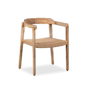 เก้าอี้ทานข้าวไม้สักแท้ขายส่ง – เก้าอี้ไม้สไตล์สแกนดิเนเวียนสมัยใหม่สำหรับโรงแรม คาเฟ่ ร้านอาหาร และใช้ในบ้าน - Product Image 5