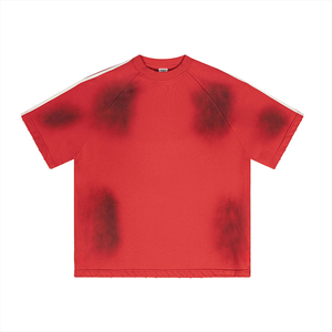 Camiseta de Cuello Redondo de Alta Calidad 100% Algodón 220 Gsm, Camiseta Unisex para Hombre con Impresión de Logotipo Personalizado y Etiqueta - Product Image 4