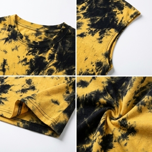 Camiseta sin mangas vintage para hombre con efecto tie-dye, personalizable, de primera calidad, suave y transpirable, ideal para el verano y la playa. - Product Image 6