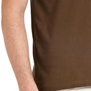 เสื้อยืดผู้ชายคอกลมแขนสั้นทรงโอเวอร์ไซส์ ผ้าคอตตอน 100% พิมพ์ลาย DTG คุณภาพสูง ลายนูน  แบบลำลอง สำหรับฤดูร้อน ขายส่ง - Product Image 6