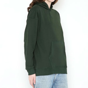 Sudadera con Capucha de Algodón Lavado Premium para Mujer, Sudadera con Logotipo Personalizado OEM para Uso Casual y Urbano - Product Image 2