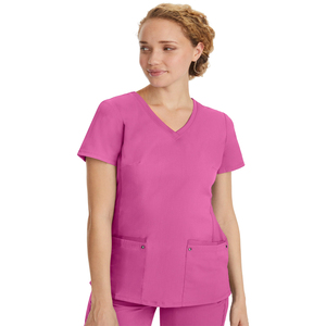 High Quality Custom Women's Round-Neck <b>Scrub</b> Top Wholesale Hospital Uniforms Nurse Uniform Printed <b>Scrubs</b> <b>Sets</b> - Product Image 2