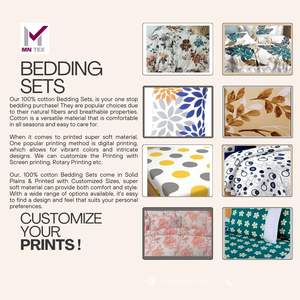 Ensemble de draps de lit à motifs modernes 100% coton avec taies d'oreiller assorties disponibles dans toutes les tailles pour un usage quotidien - Product Image 5