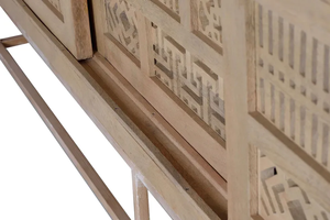 Aparador de Estilo Industrial, Mueble de Almacenamiento de Madera con Puertas Corredizas para Cocina, Dormitorio, Comedor - Product Image 6