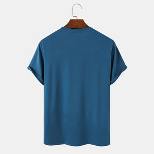 T-shirts pour hommes en tissu polaire respirant doux et écologique, coupe classique - Coton durable, best-seller - Product Image 2