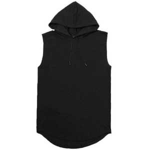 Camiseta sin Mangas para Hombre, Color Sólido, Tejido de Poliéster, Informal, Transpirable, Ecológica, Frontal Negro, Blanco, Gris - Product Image 4