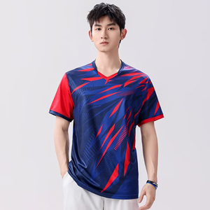 T-shirt personnalisé pour homme, imprimé par sublimation camouflage, manches courtes, col rond, 100% polyester, jersey, pour chaque match. Fournisseur en gros. - Product Image 3