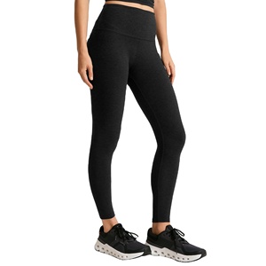Wholesale Custom Breathable High Waist Knitted Sports Fitness Leggings Women Soft Yoga <b>Shapewear</b> Quick Dry - Product Image 1