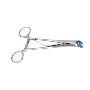 Surtechs Pince chirurgicale à embout en silicone atraumatique, à poignée annulaire, pour pansements et tampons, certifiée CE Classe I, manuelle - Product Image 4