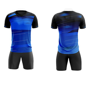 Conjunto de Uniforme de Fútbol Sublimado Personalizado, Amarillo y Negro, Ropa Deportiva Transpirable para Equipo con Pantalones Cortos - Product Image 3