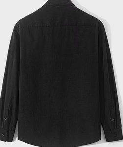 Chemise en flanelle à carreaux rouge et noir, manches longues, coton et polyester, OEM, vêtements unisexes pour adultes, Hardihood International HI-MFS-01 - Product Image 2