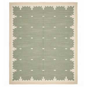 Hand Woven 100% Wool Kilim Area Rugs | Handmade Flatweave Dhurrie Rugs | Boho Abstract Washable Wool <b>Carpet</b> - Product Image 2