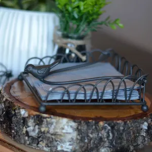 ที่ใส่ผ้าเช็ดปากทรงสี่เหลี่ยมทองคำลายเรขาคณิตสุดหรู งานแฮนด์เมดสุดฮิต สำหรับจัดระเบียบโต๊ะอาหารสไตล์โมเดิร์น - Product Image 3