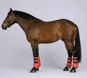 Protège-jambes pour chevaux en néoprène, bottes médicinales respirantes, amortissantes, durables, équipement d'équitation, service OEM personnalisé - Product Image 4