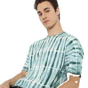 Camiseta de algodón 100% informal elegante y cómoda para hombre, tela de estambre de diseño en blanco con serigrafía holgada - Product Image 5