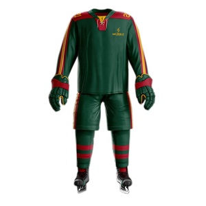 Nouveau sublimation OEM qualité supérieure uniforme de hockey sur glace Logo personnalisé taille personnalisée uniforme de hockey sur glace maille maillots de hockey sur glace Designs - Product Image 4