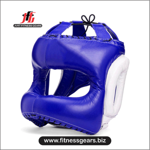 อุปกรณ์ฟิตเนส JUST FITNESS GEARS หมวกป้องกันศีรษะสำหรับชกมวยระดับมืออาชีพ คุณภาพสูง วัสดุ PU สำหรับผู้ใหญ่ เป็นมิตรกับสิ่งแวดล้อม น้ำหนักเบา ทนทาน ระบายอากาศได้ดี - Product Image 2
