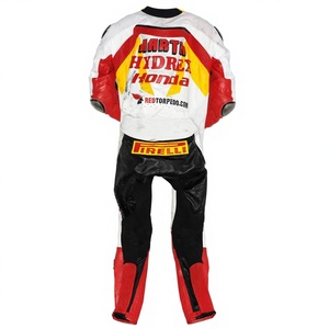 Traje de Carreras WSBK Guy Martin Zonda 1 Pieza de Cuero Vacuno/Canguro para Moto/Conducción/Monos de Moto/Traje para Motociclista Profesional - Product Image 2