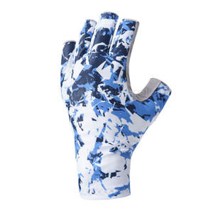 Gants de pêche légers et confortables en gros, design personnalisé, différentes couleurs, gants de pêche en cuir - Product Image 2